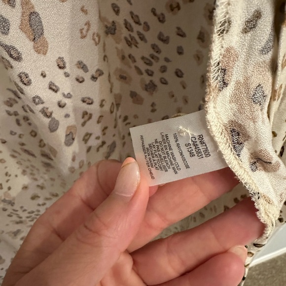 SOLD NWT Saltwater Luxe cheetah/leopard kimono M - Picture 6 of 8